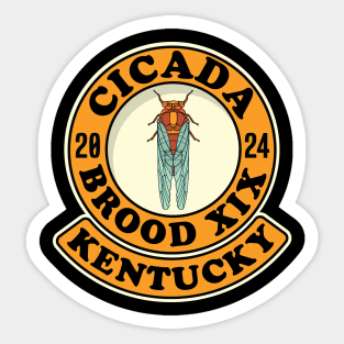 Cicada Brood XIX Kentucky Sticker